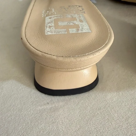 Emanuele Crasto Size 38 Leather Slides - Picture 12 of 12